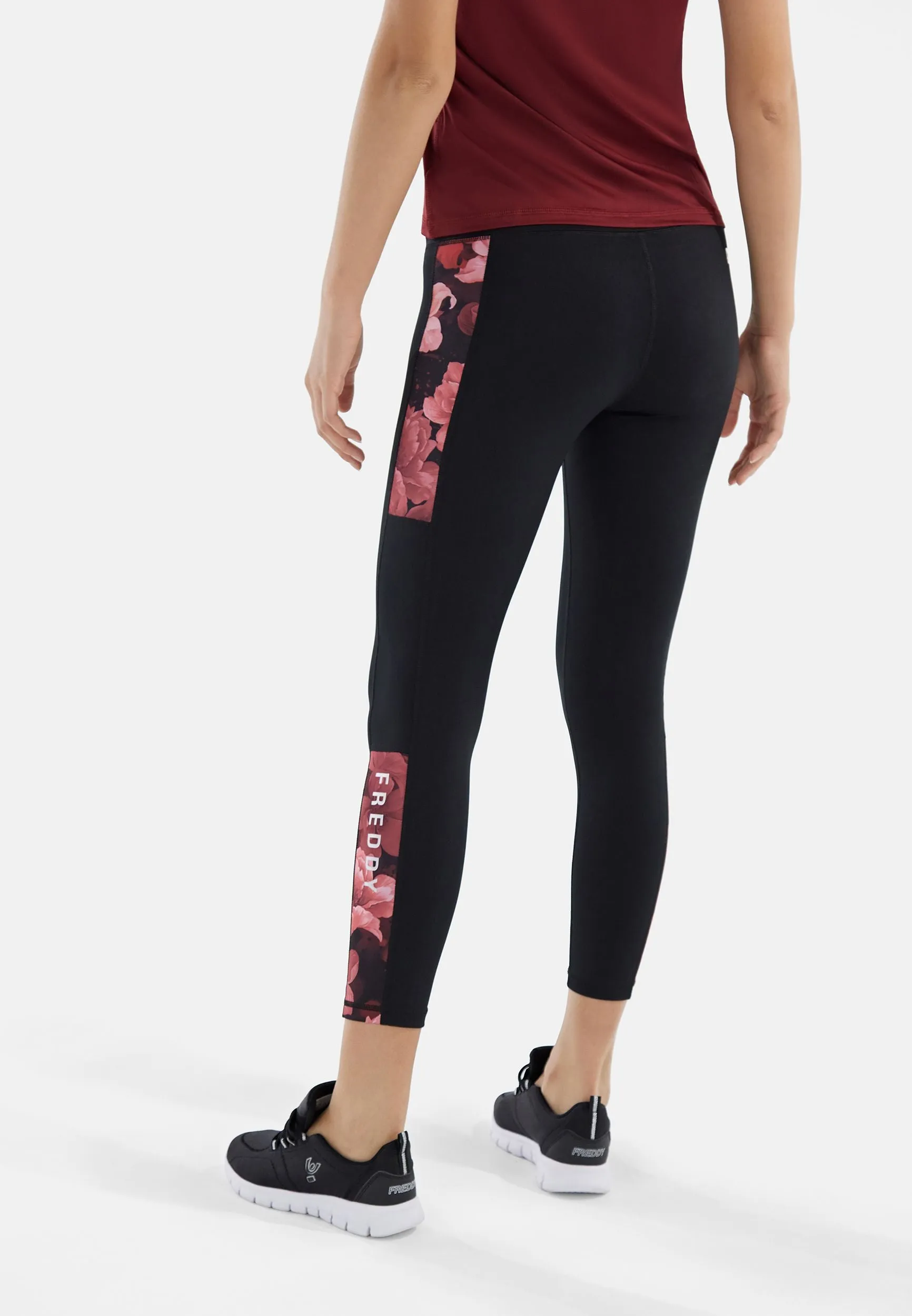 FREDDY Superfit - D.I.W.O.® PRO - High Waist Sport Leggings - Black/Pink