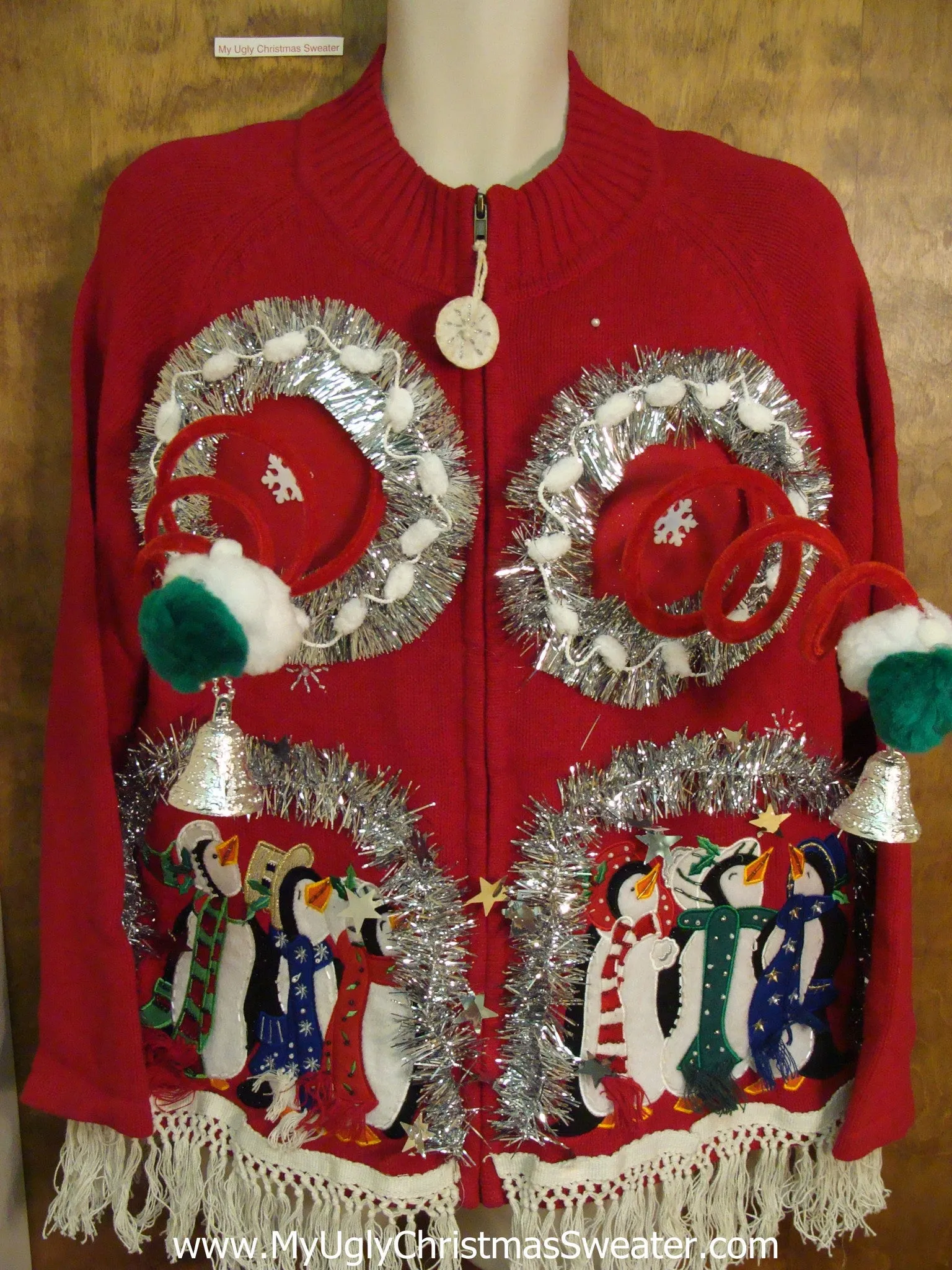 Funny Naughty 3D Boobs Ugly Xmas Sweater