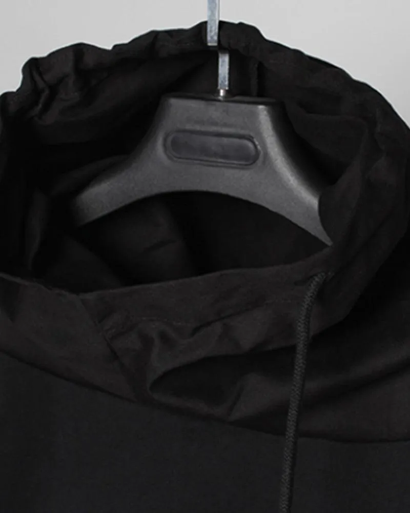 Futuristic Streetwear Ninja Cape Hoodie