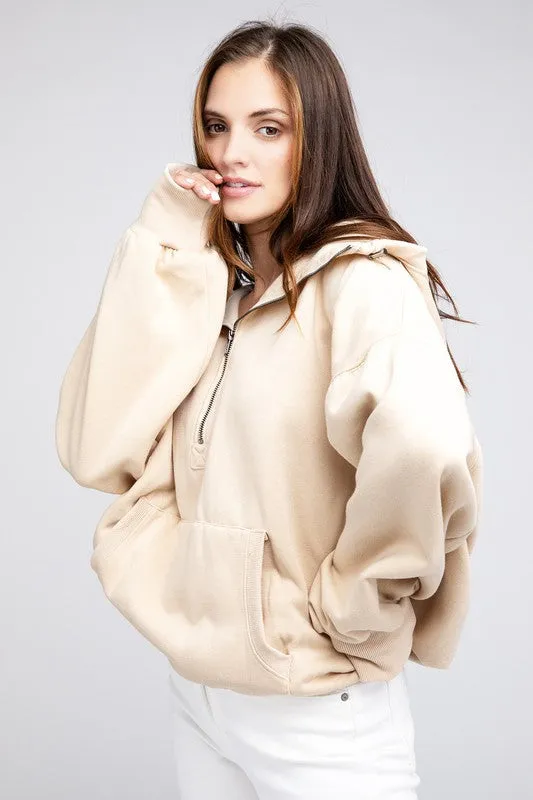 Hannah Elastic Hem Hoodie