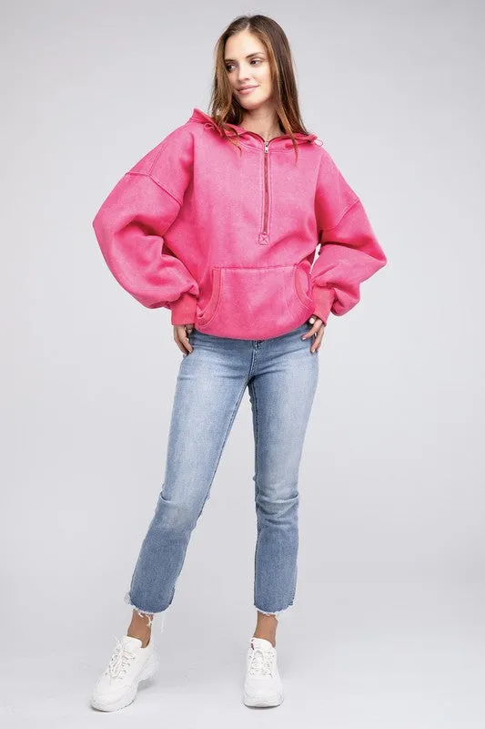 Hannah Elastic Hem Hoodie