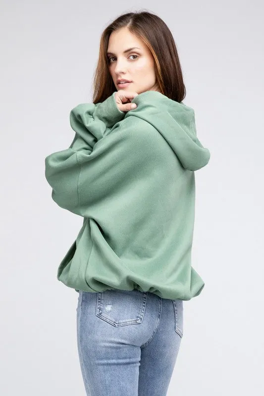 Hannah Elastic Hem Hoodie