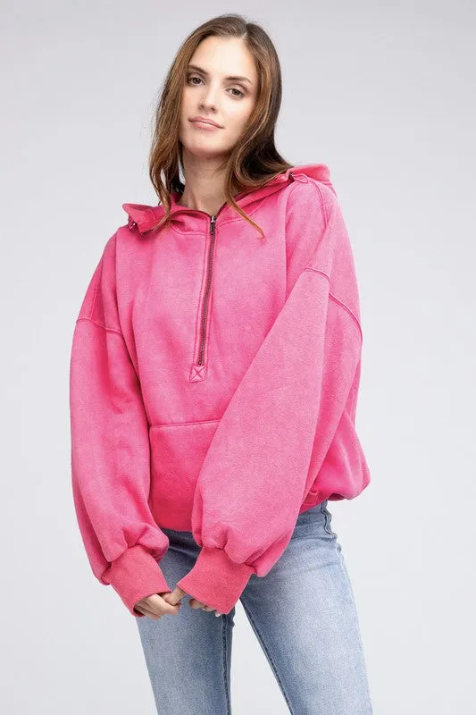 Hannah Elastic Hem Hoodie