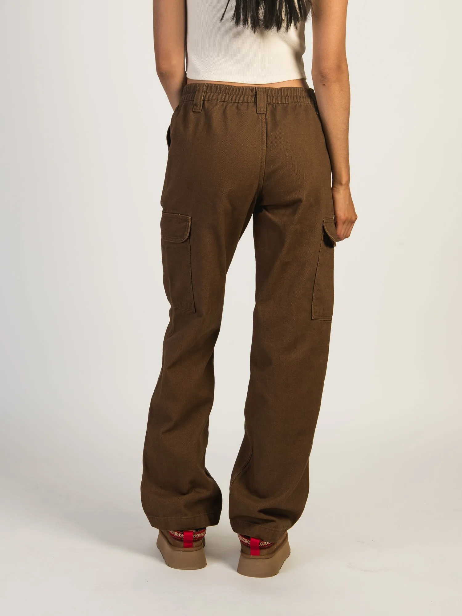 HARLOW CORD CARPENTER PANT - COGNAC