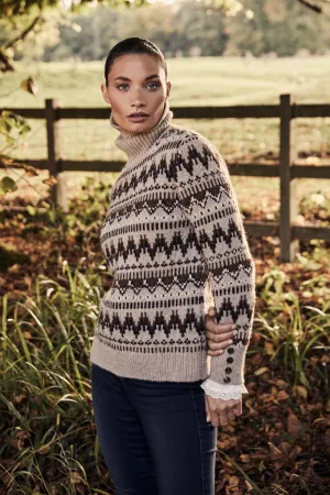 Heritage Fairisle Knit (Latte Fairisle)