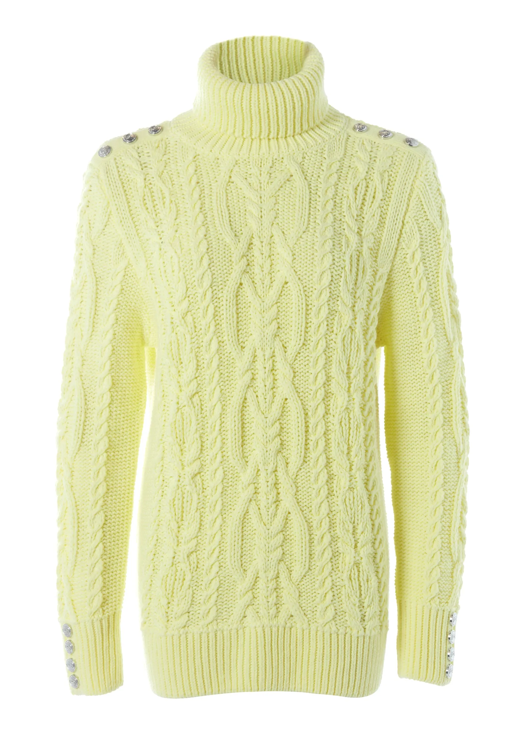 Highbury Cable Jumper (Lemon)