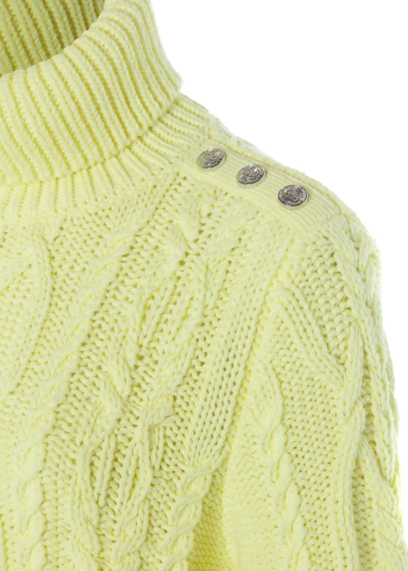 Highbury Cable Jumper (Lemon)