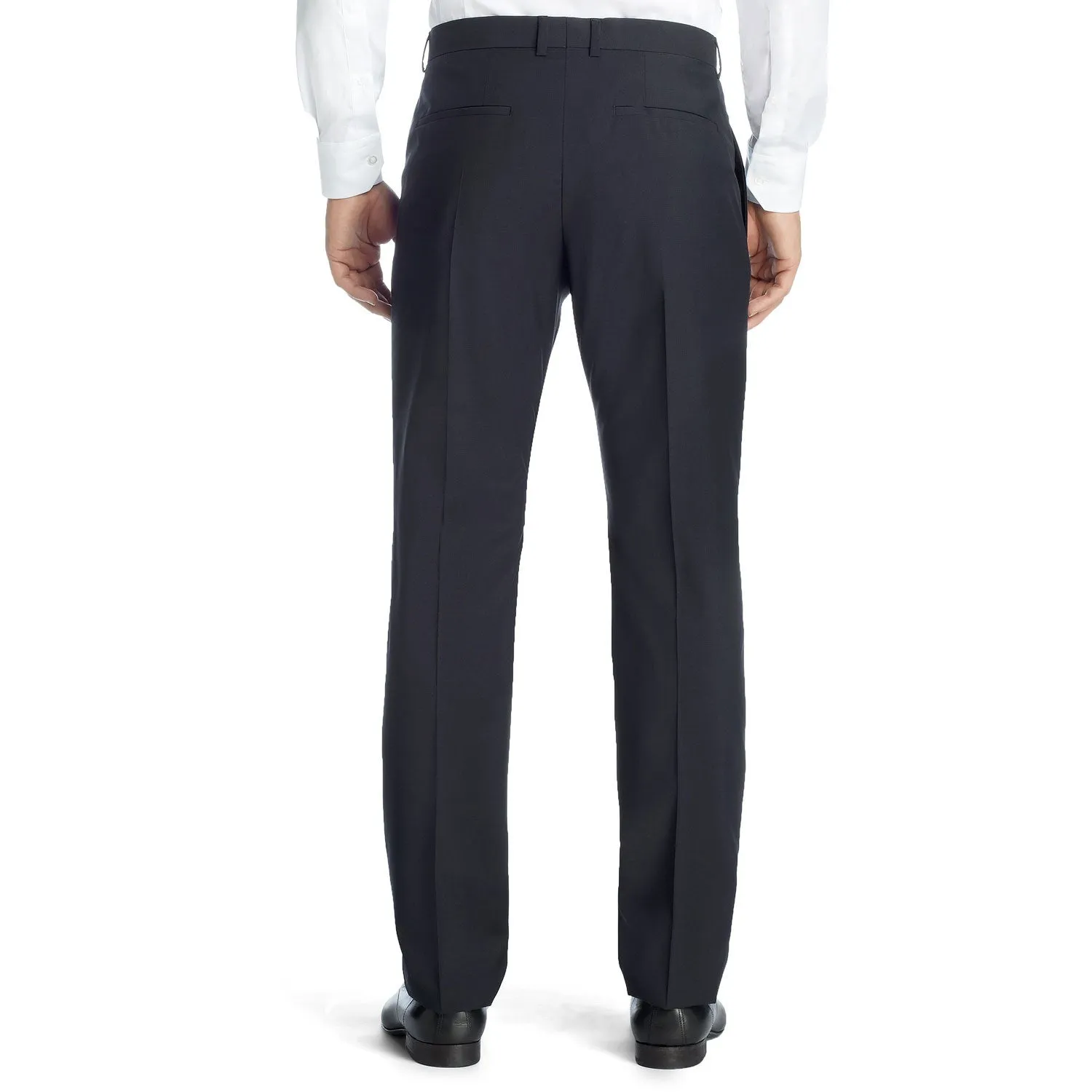 Hugo Boss HamenS Regular Fit Business Trousers - Dark Blue