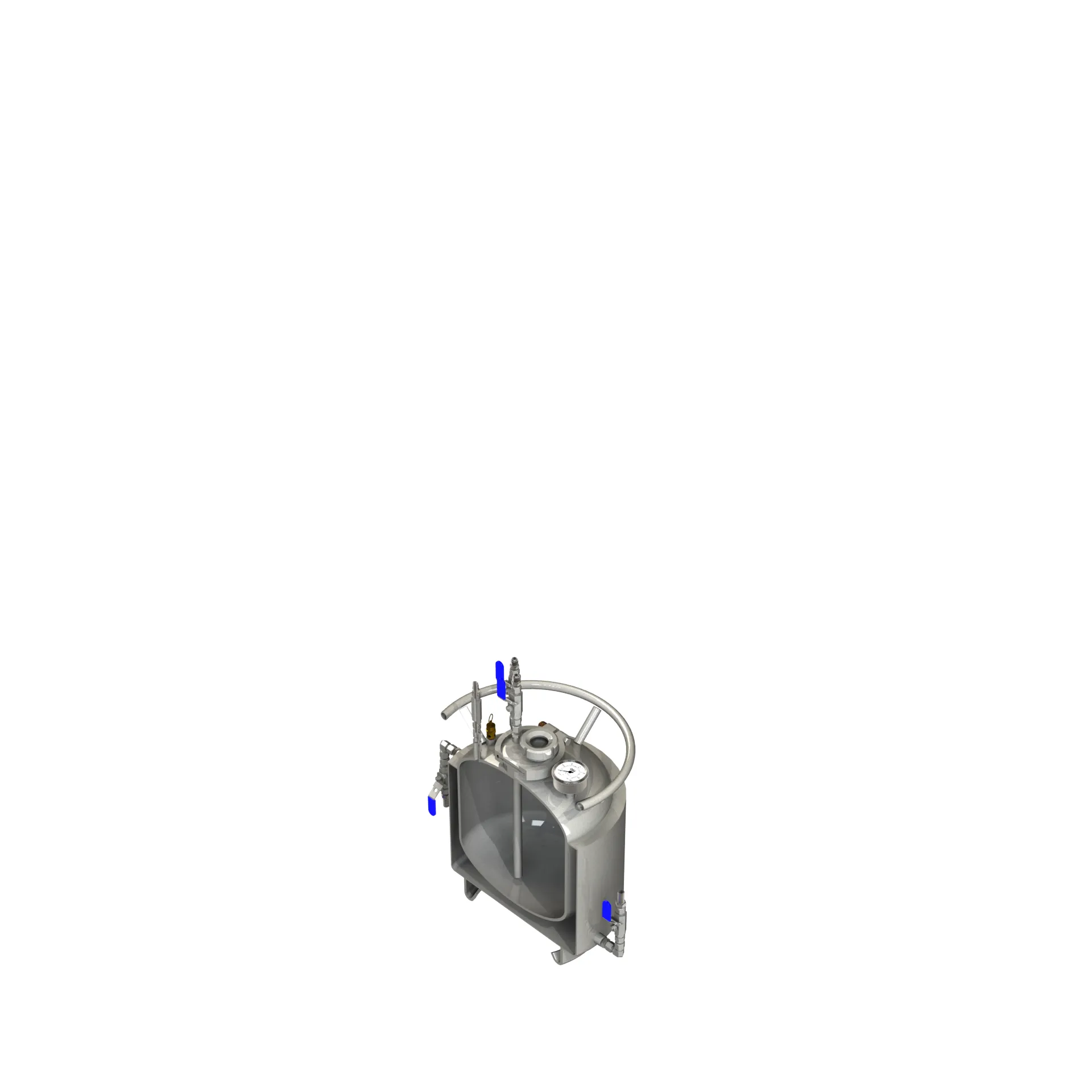 Jacketed Solvent Tank - 25lb