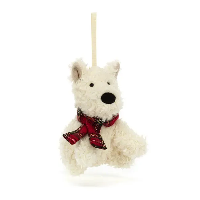 Jellycat Munro Scottie Dog Ornament