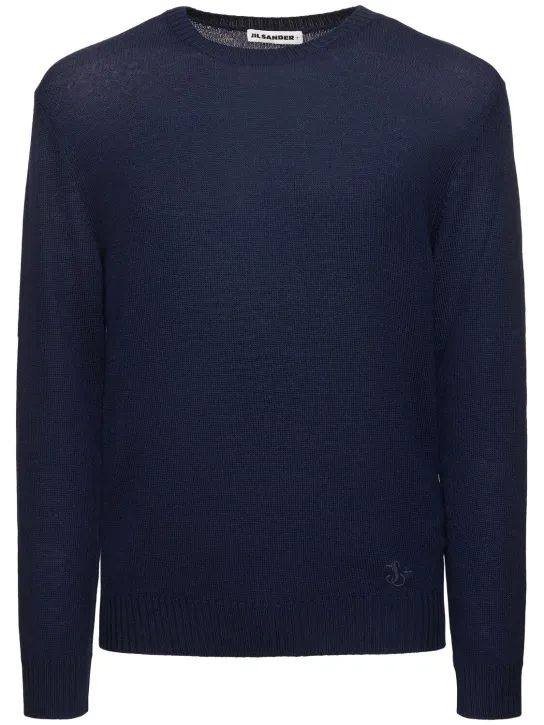 Jil Sander   Extrafine wool knit sweater 