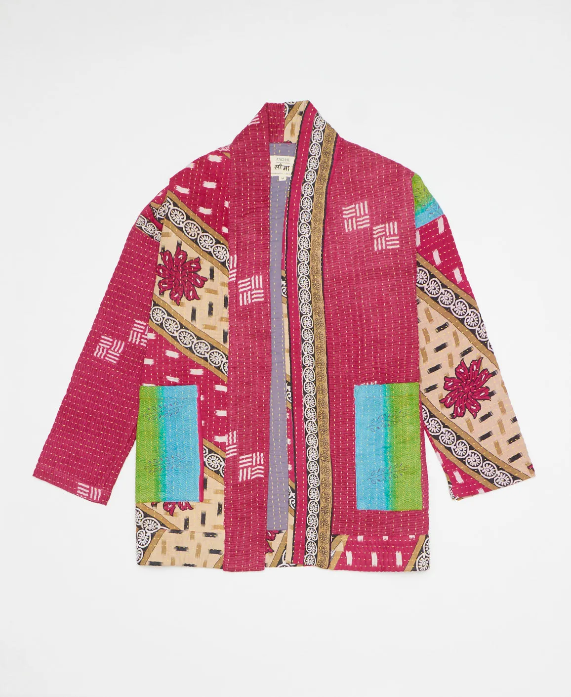 Kantha Quilted Jacket - No. 230410 - Medium