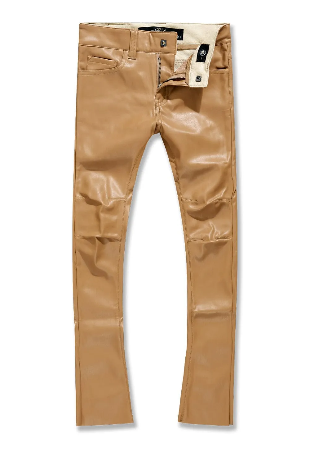 Kids Stacked Thriller Pants (Mocha)