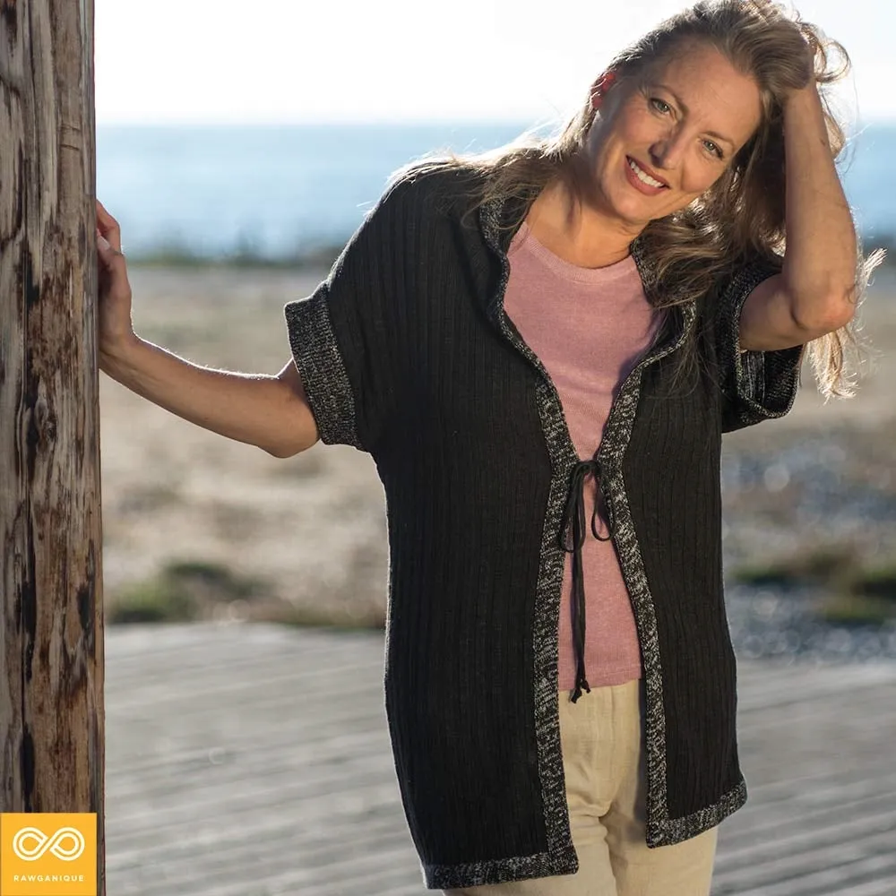 KNIGHTSBRIDGE 100% Organic Hemp Cardigan Tunic (Unisex)