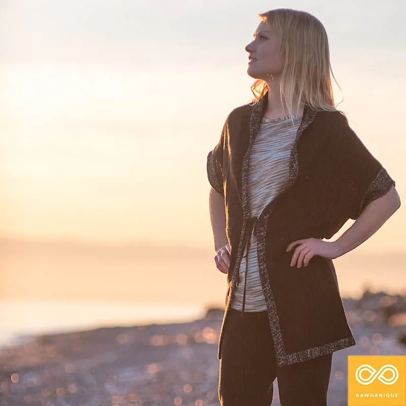 KNIGHTSBRIDGE 100% Organic Hemp Cardigan Tunic (Unisex)