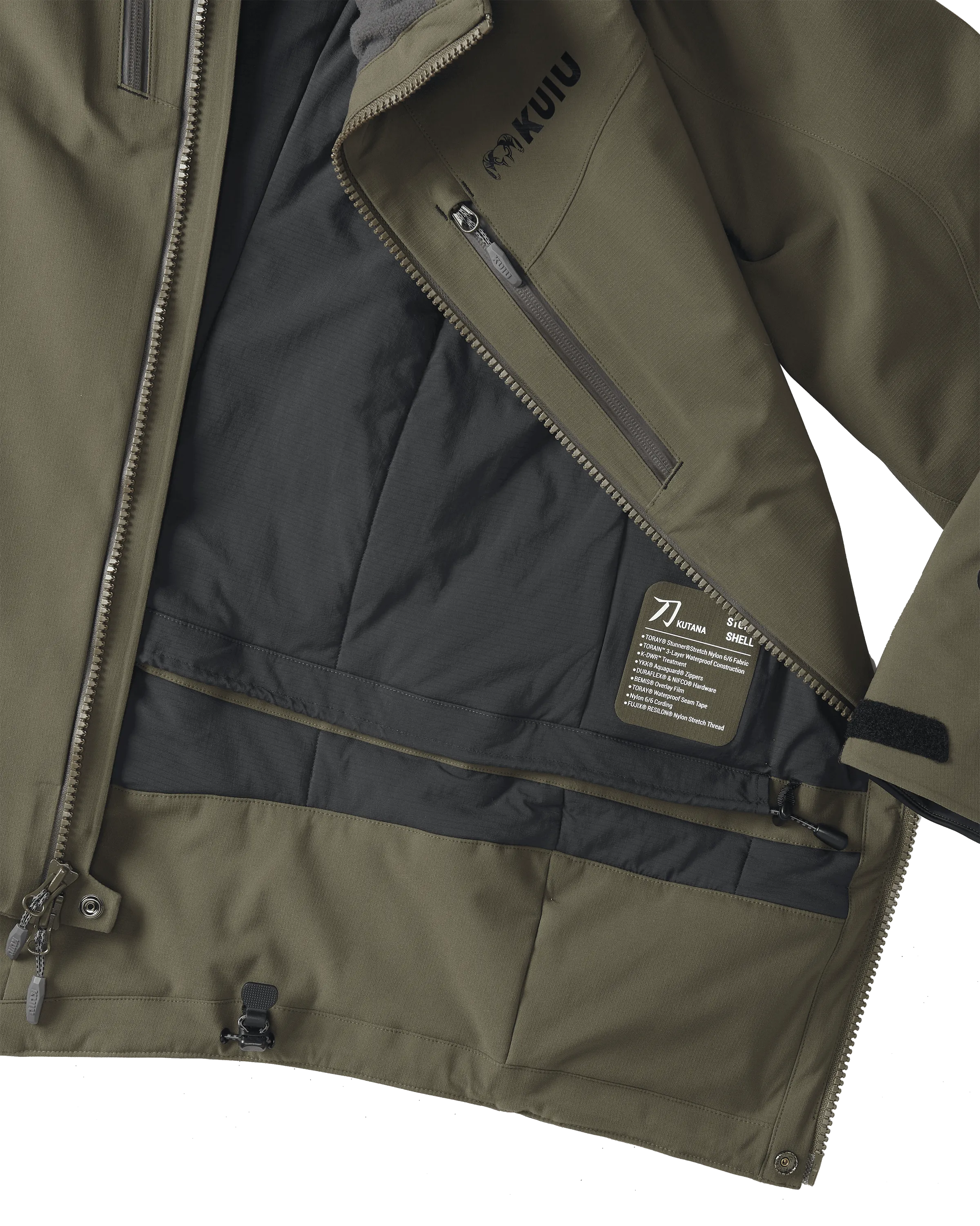 KUIU Kutana Gale Force Hooded Jacket | Ash