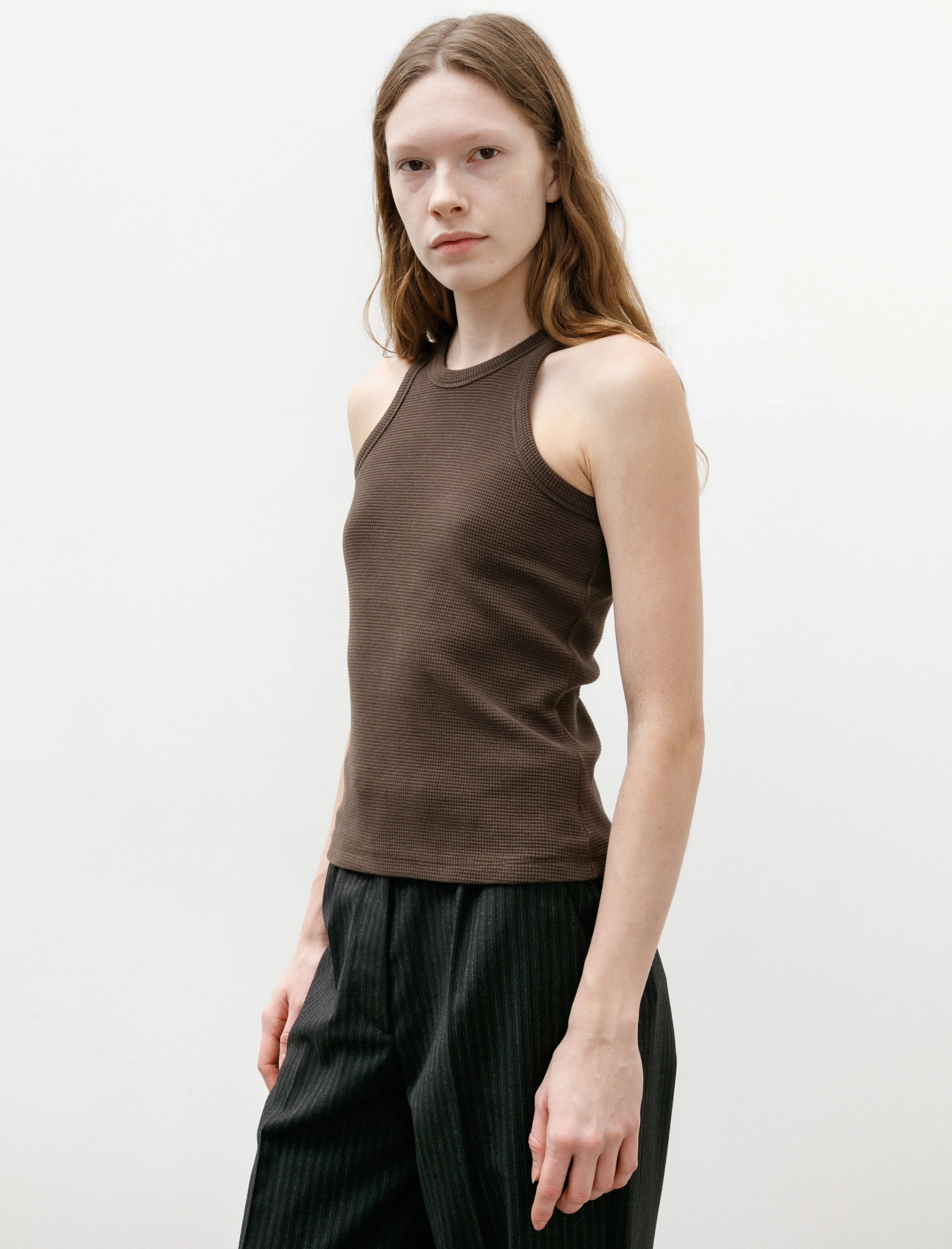 Leisure Tank Top Dark Brown