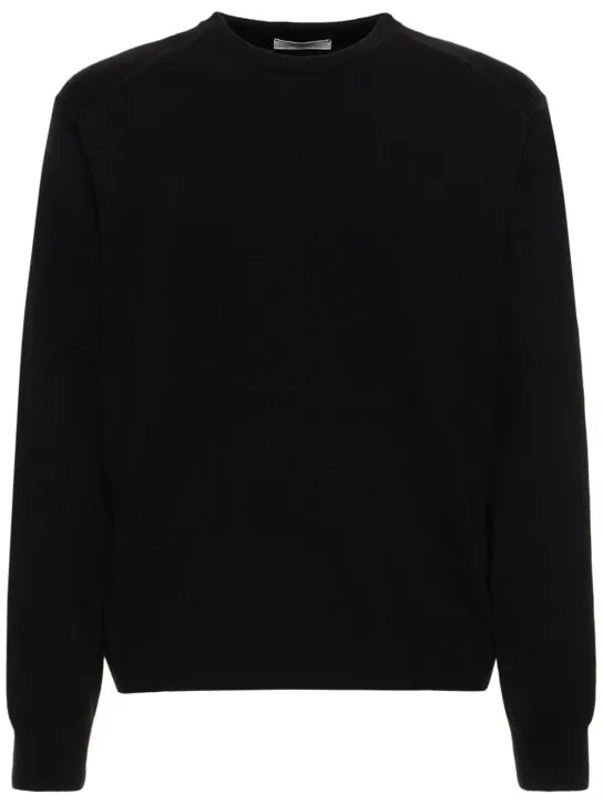 Lemaire   Wool knit crewneck sweater 