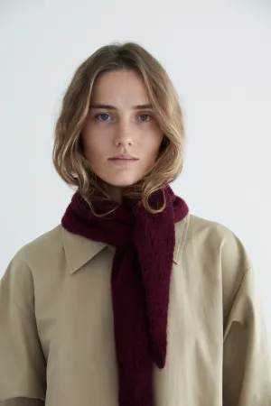 Lina Scarf - 100% Cashmere - Burgundy