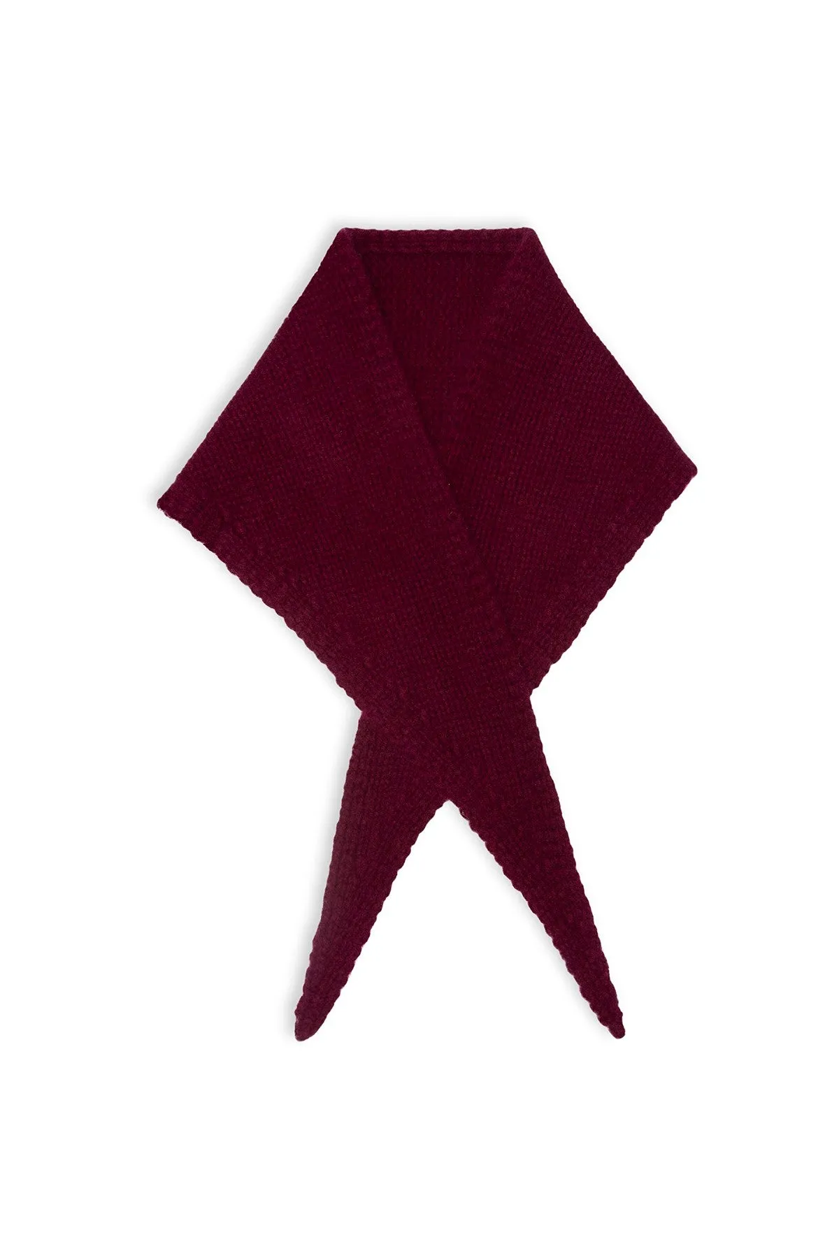 Lina Scarf - 100% Cashmere - Burgundy