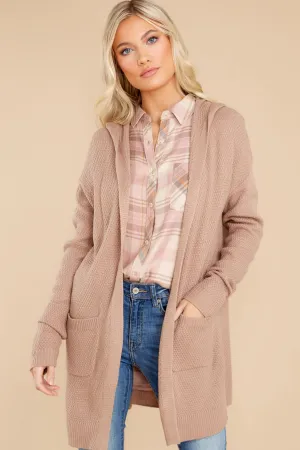 Looking Fabulous Taupe Cardigan