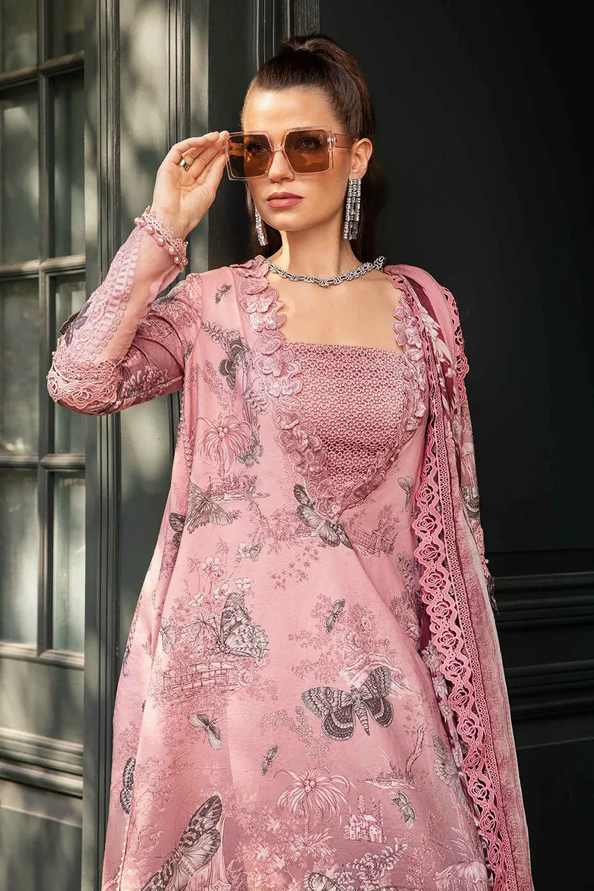 M Print'24 - 3 Piece Unstitched Printed Cambric Suit | MPT-2308-A