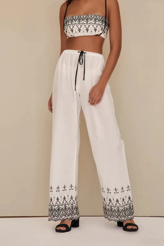 Maje Pant Embroired