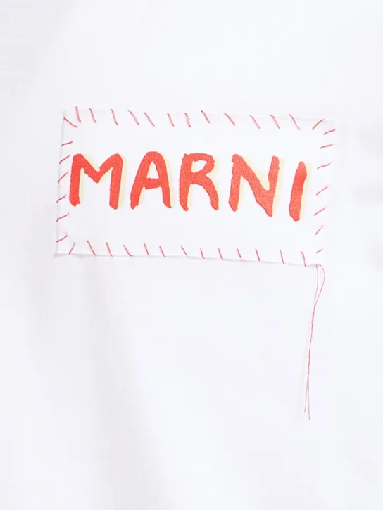 Marni   Plain cotton knit t-shirt 