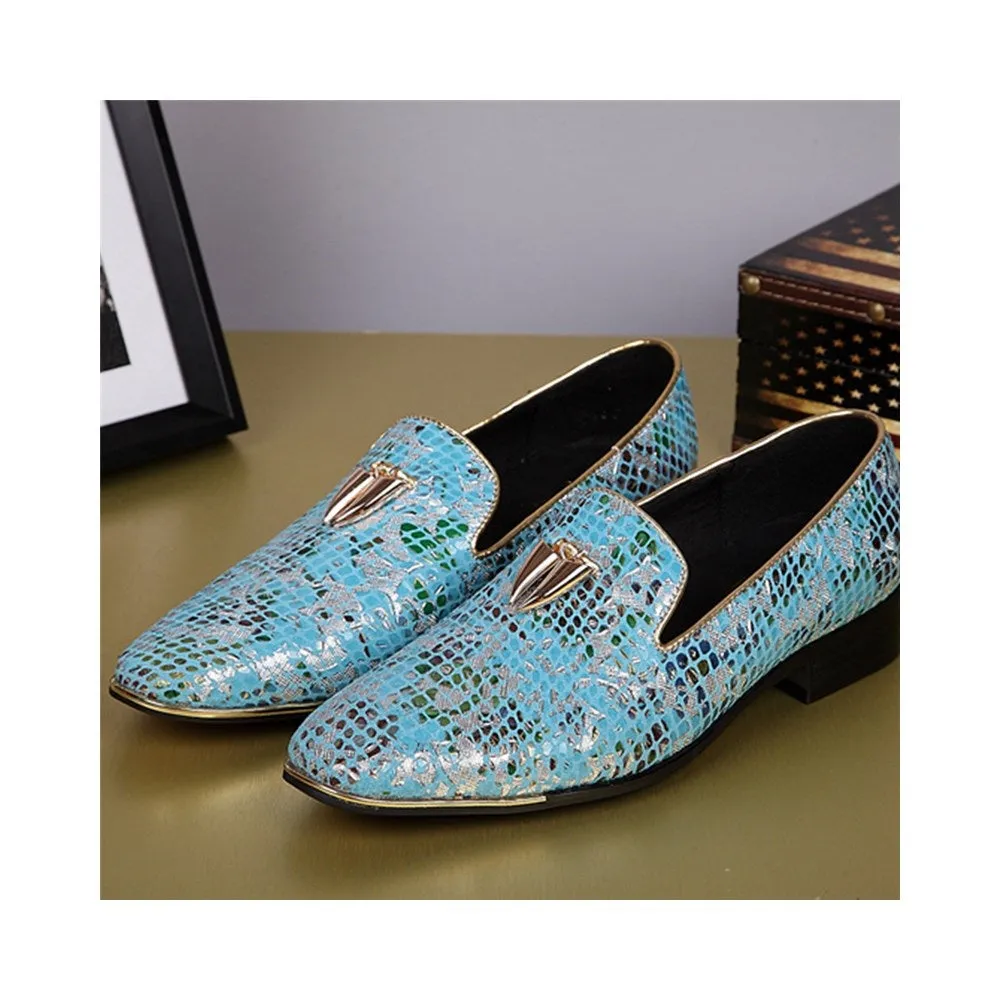 Men Printed Tassel Decoration Loafer