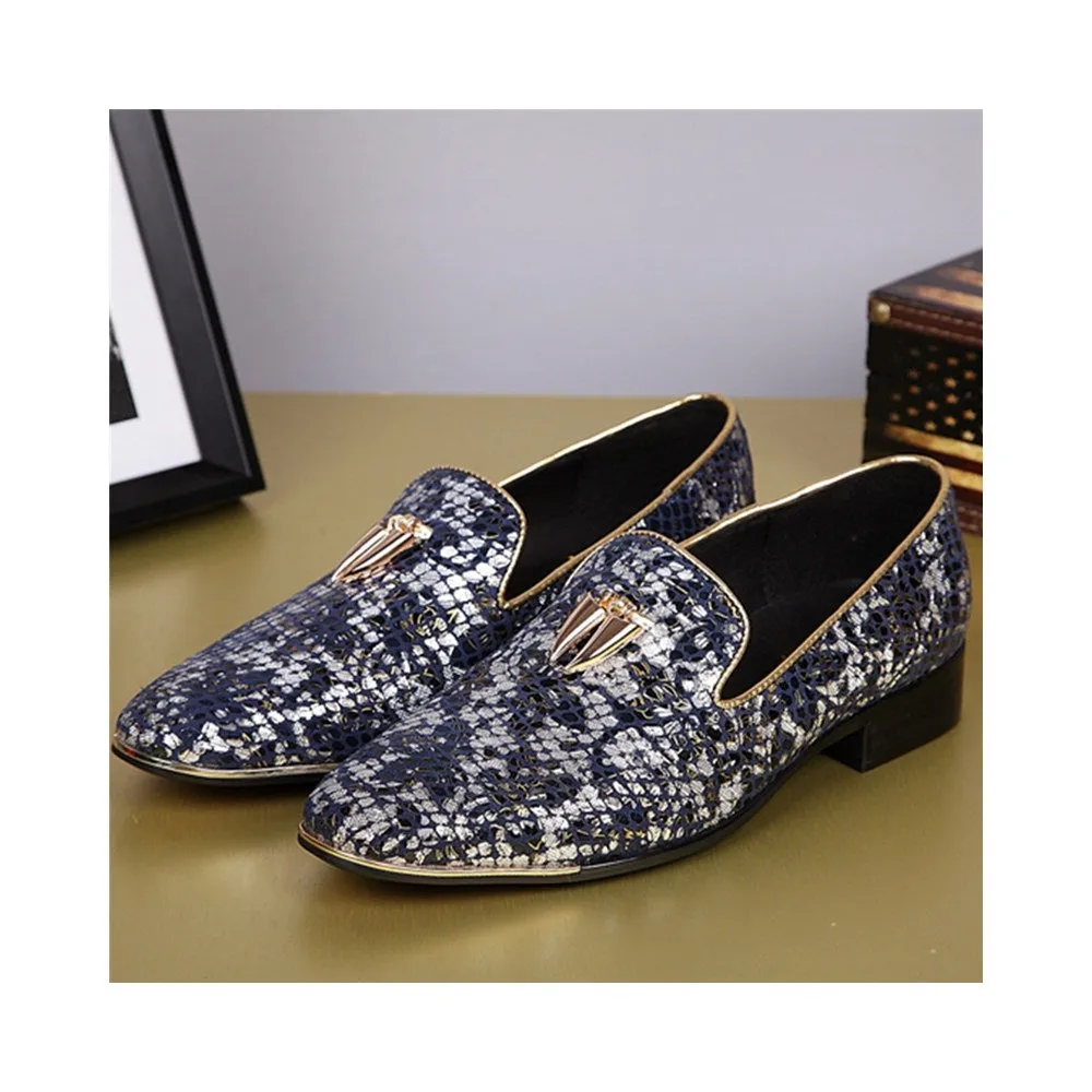 Men Printed Tassel Decoration Loafer