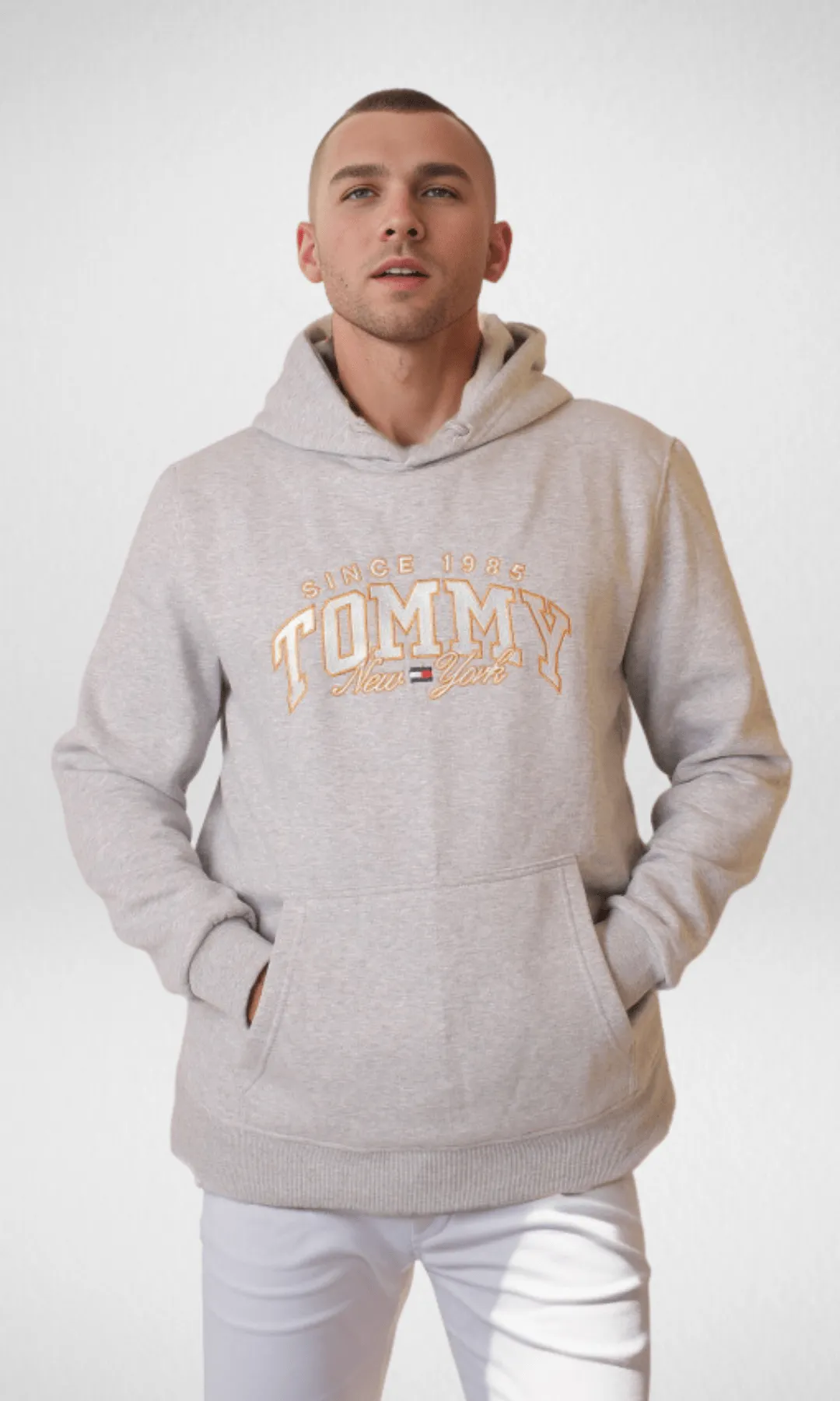 Men TH New Edition Hoodie - Grey