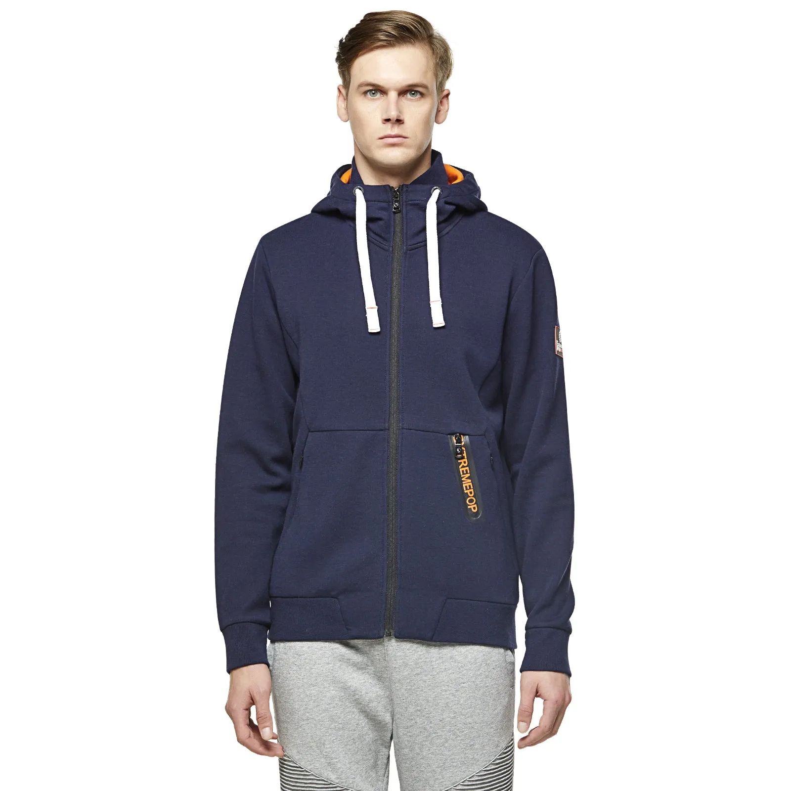 Mens Navy Scuba Hoodie Sweatshirt