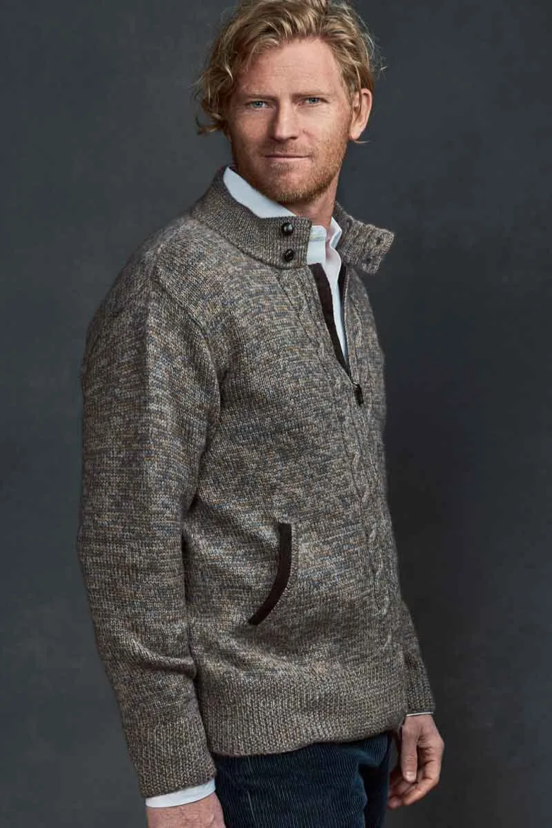 Miguel Man Cardigan, Qiviuk, Merino & Silk