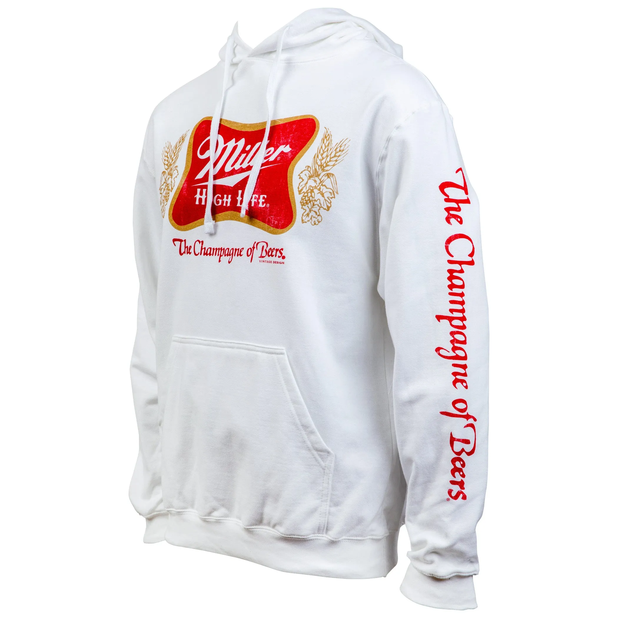 Miller High Life Logo Sleeve Print Hoodie