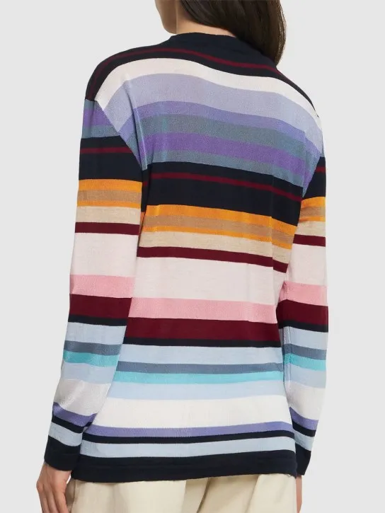 Missoni   Crewneck wool blend knit sweater 