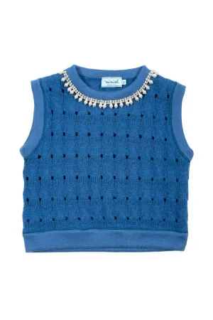 MMS Blue Chunky Vest