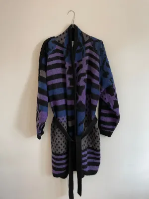 Mohair Wool Knit Cardigan Jacket