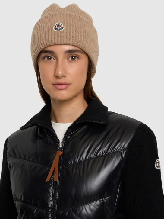 Moncler   Tricot virgin wool beanie 