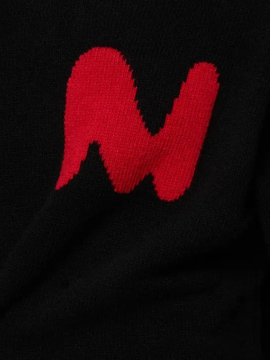 MSGM   50 The Mwave intarsia knit sweater 