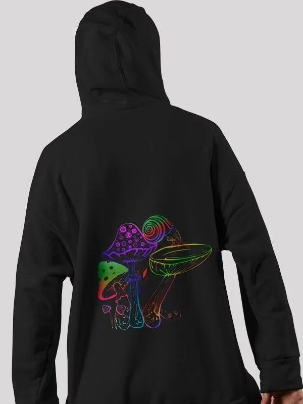 Mushroom Black Women's Hoodie