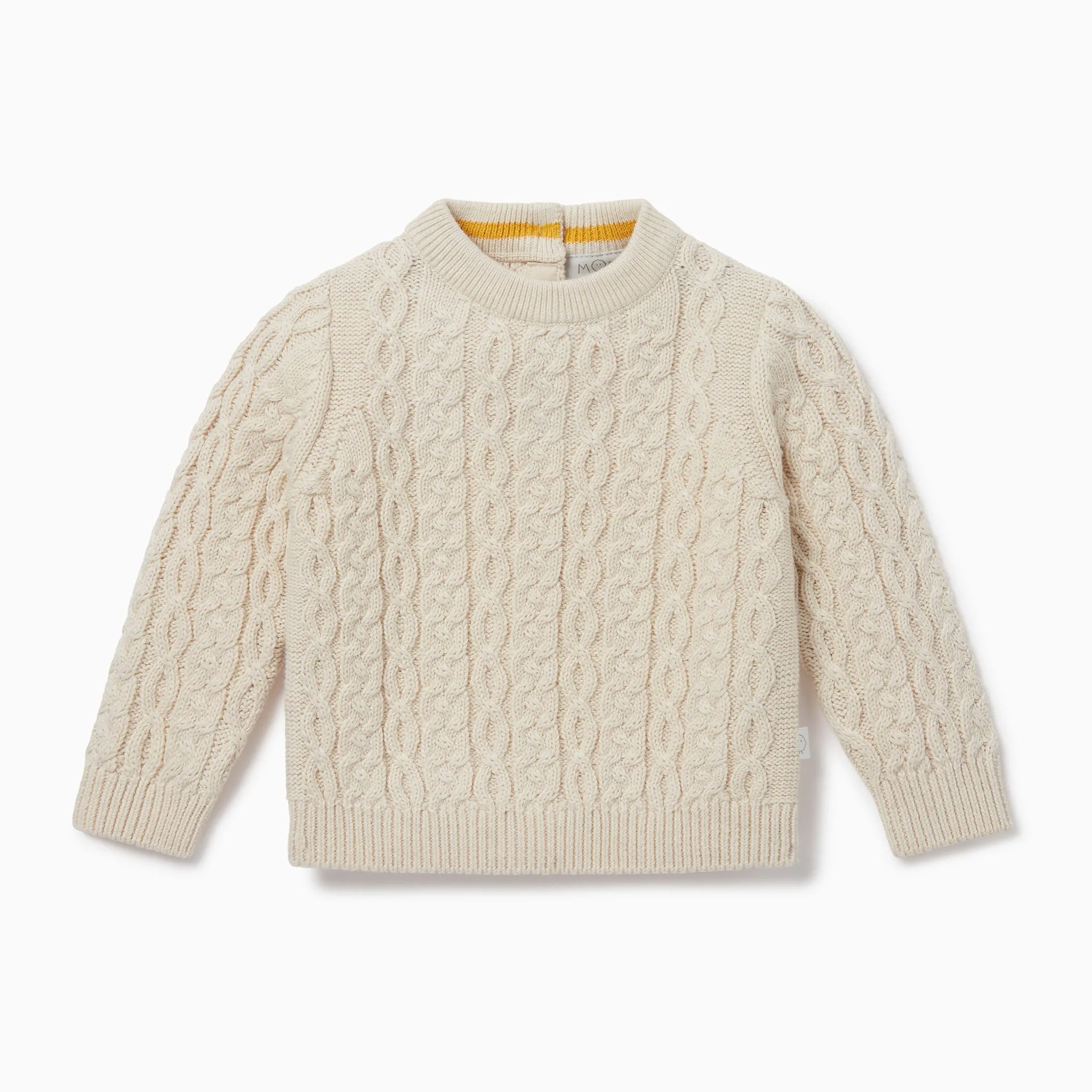 Mustard Cable Knit Sweater