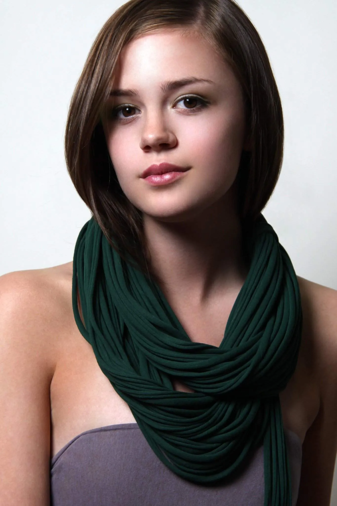 Necklush Chunky Scarf / Deep Green / Unisex