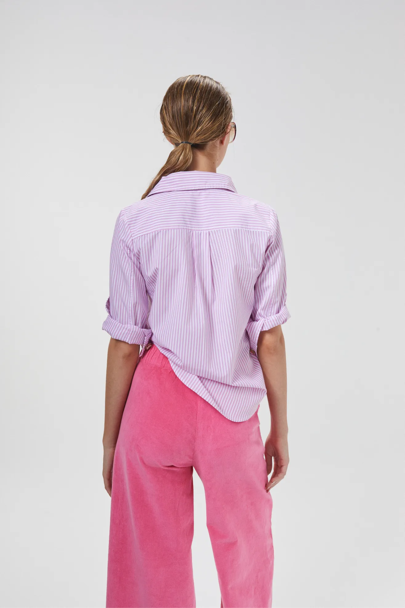 New Luna Corduroy Pants - Petunia Pink