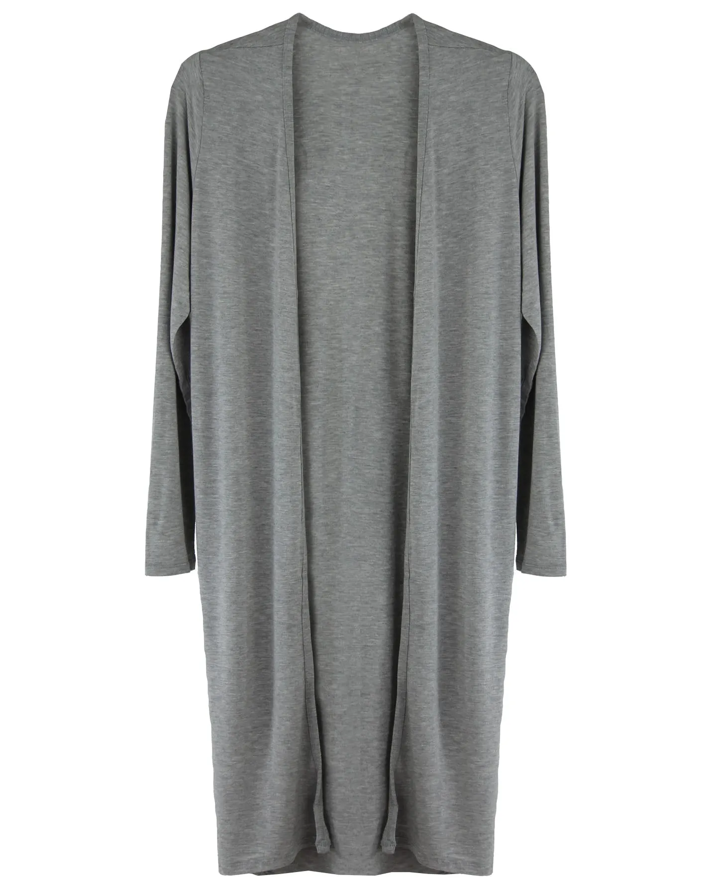 Open Front Long Lightweight Cardigan