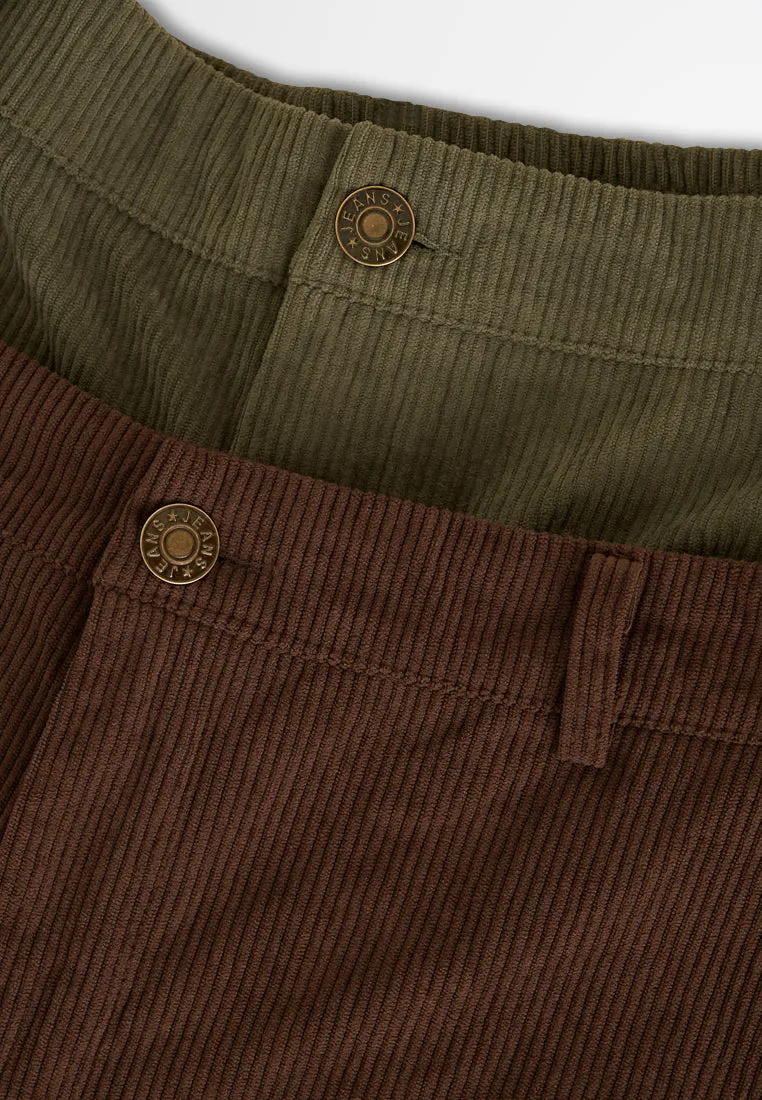 Orphie Corduroy Straight Cut Pants