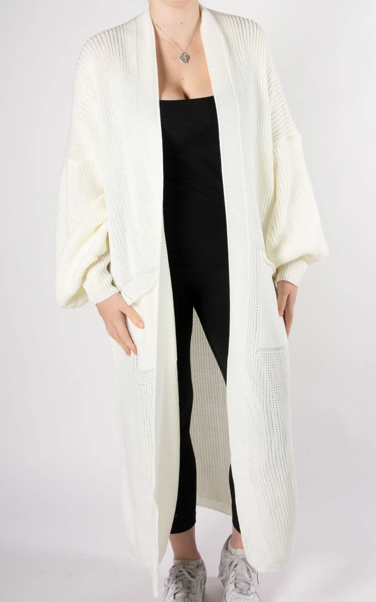 Ottie Oversized Cardigan | Cream