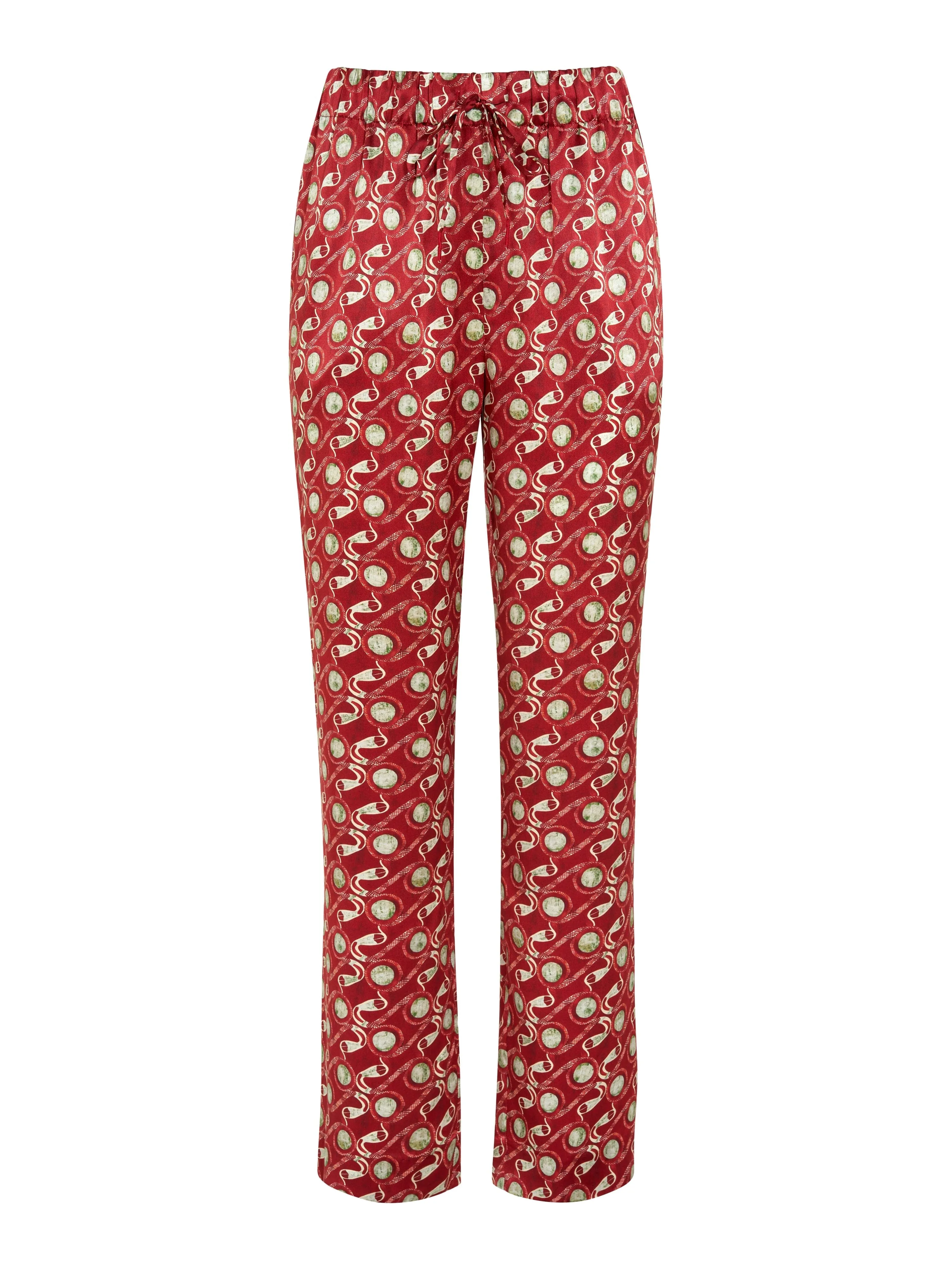 Paige C Trouser in Boa Wine