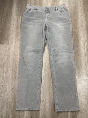 Pants Corduroy By J. Jill In Grey, Size: S