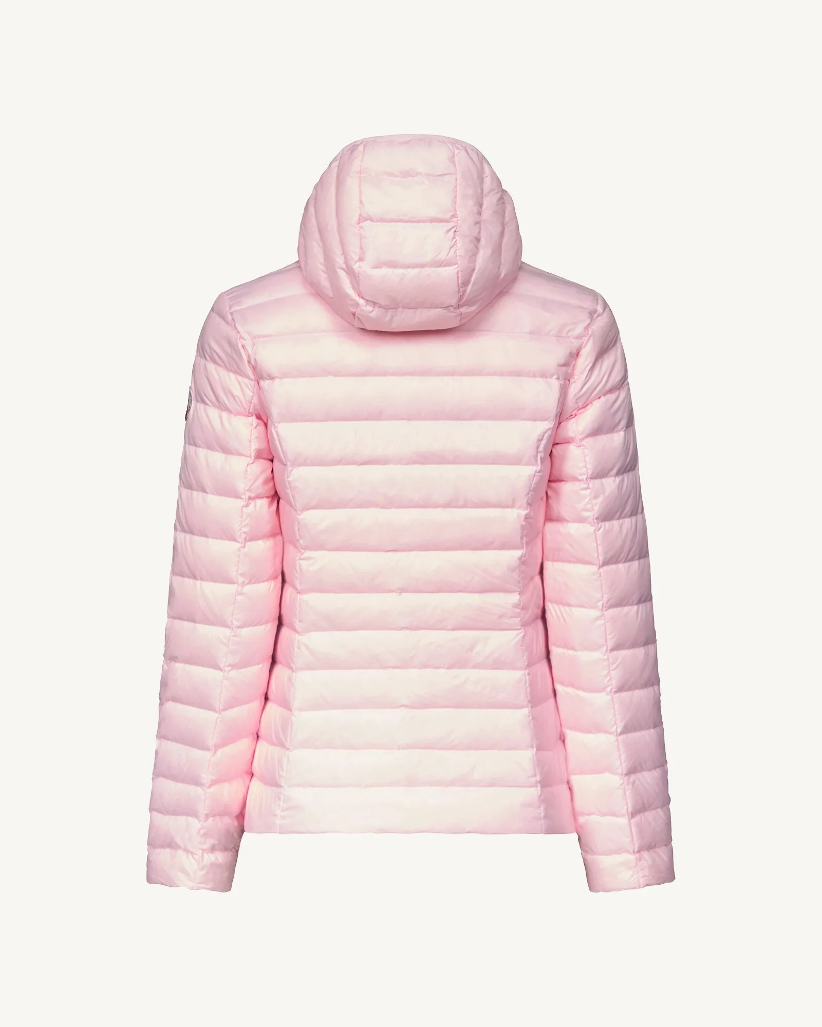 Petal rose Cloe lightweight hooded puffer jacket