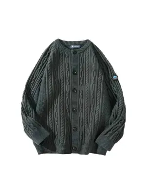 Pioxleon Textured Knit Everyday Cardigan